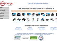 Tablet Screenshot of compdesign.ch